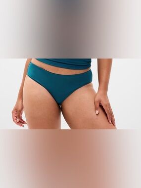 Athleta Hipster Swim Bottoms Teal Size M